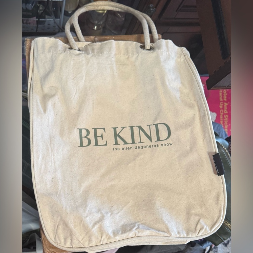 Ellen Degeneres Canvas Tote Bag - Cream